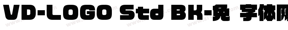 VD-LOGO Std BK字体转换